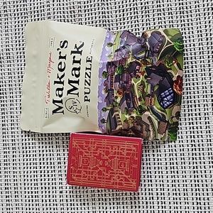 NEW Makers Mark Playing Cards + Puzzle